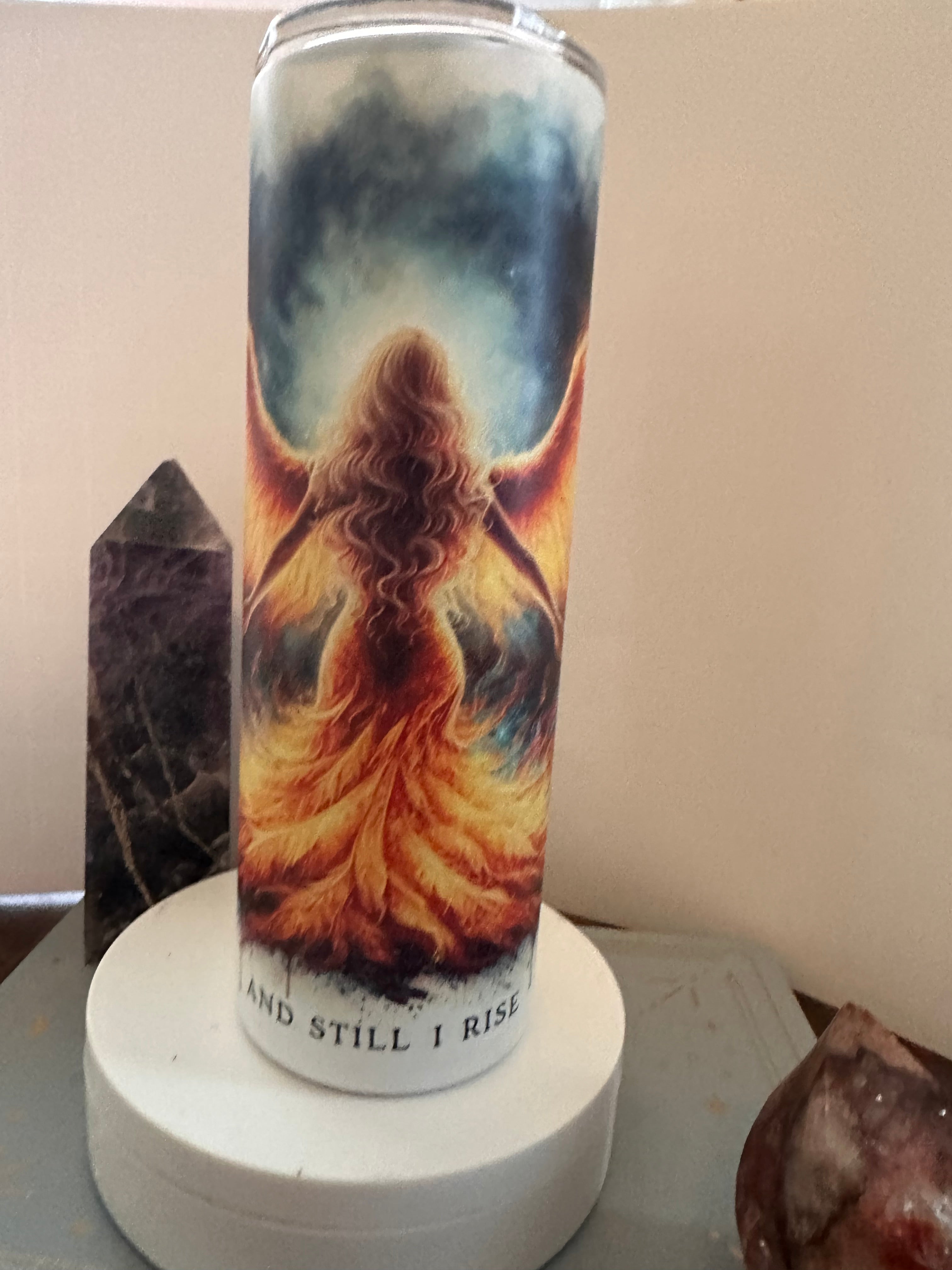 And Still I Rise- 20oz Glow-in-the-Dark Sublimation Tumbler