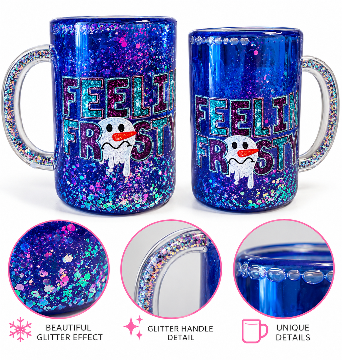Frosty Snow Globe Mug ❄️☃️