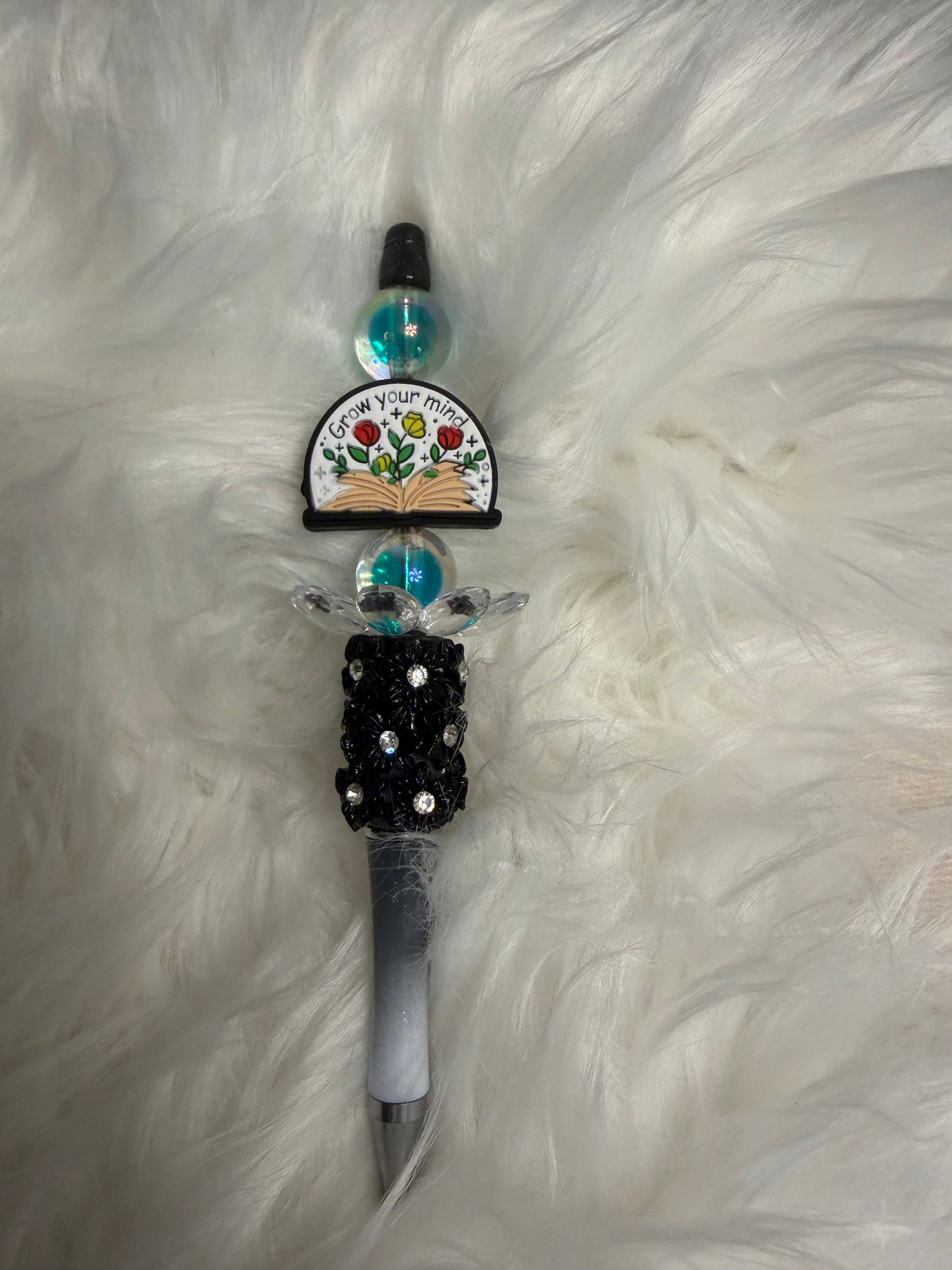 Grow Your Mind Beaded Pen